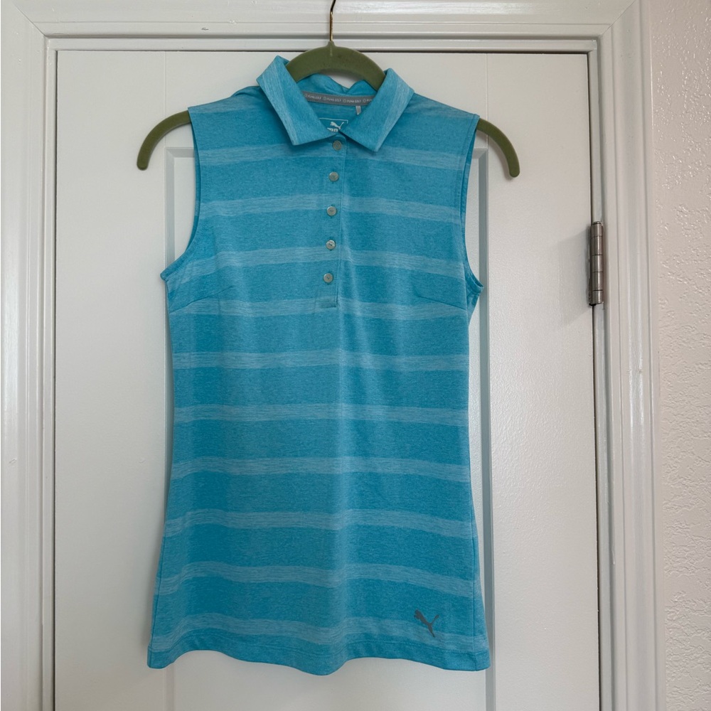 Puma Women's Blue Golf Polo Top